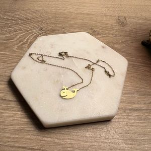 Whale 🐳 Shape Brass Necklace
